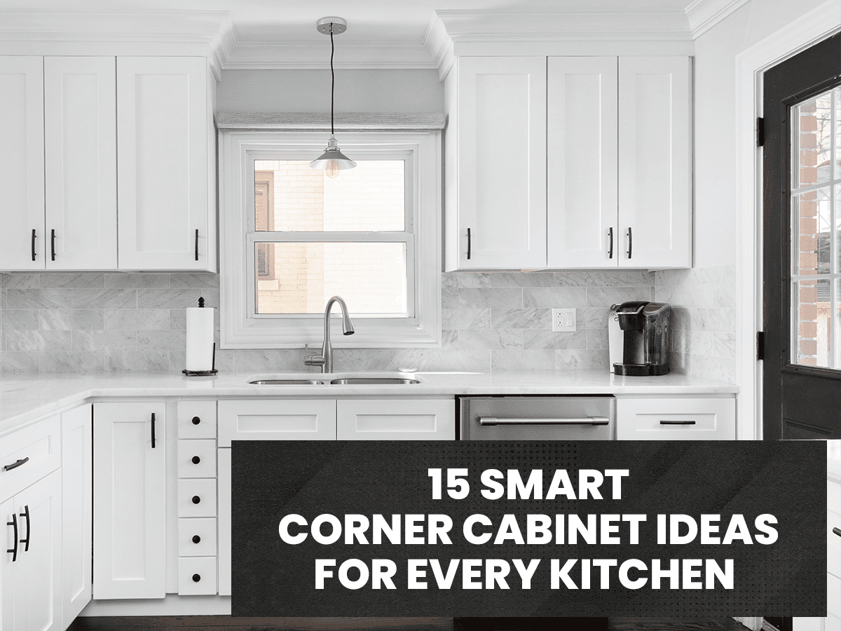 corner kitchen with kitchen appliances